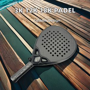 Pala <span class=keywords><strong>de</strong></span> Pádel con Impresión Personalizada, Buen Diseño, Fibra <span class=keywords><strong>de</strong></span> Carbono 3K 12K 18K, Raqueta <span class=keywords><strong>de</strong></span> Tenis <span class=keywords><strong>de</strong></span> Playa con Agarre <span class=keywords><strong>de</strong></span> EVA para Deportes - Product Image 5