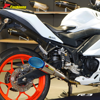 Système d'échappement moto Forsound Factory à prix de gros, tuyau GP-Spec, silencieux de piste, système slip-on pour R3