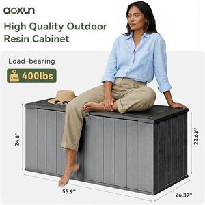Abri de jardin en résine, unité à 2 portes, <span class=keywords><strong>armoire</strong></span> de <span class=keywords><strong>rangement</strong></span> pour outils de <span class=keywords><strong>garage</strong></span>, abri de jardin en résine - Product Image 1