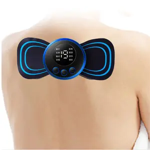 EMS Mini Multi funzione di massaggio cervicale della colonna vertebrale Patch ricarica USB ricaricabile stimolatore adesivo per collo