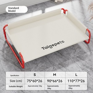 2025 Neues erhöhtes atmungsaktives Hunde lager bett Wasserdichtes Oxford-Tuch Rostfreie Stahlrohre Umwelt freundlicher Schutz für Haustiere im Freien - Product Image 2