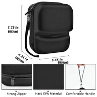 Étui de rangement portable en EVA rigide, résistant à la poussière et à l'usure, pour accessoires de tir et de chasse en extérieur