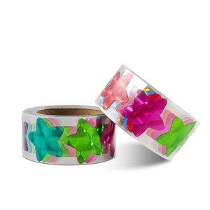 Autocollant holographique personnalisé mignon promotionnel découpé à l'emporte-pièce journal de téléphone portable étiquette décorative feuilles d'autocollants pour enfants - Product Image 1