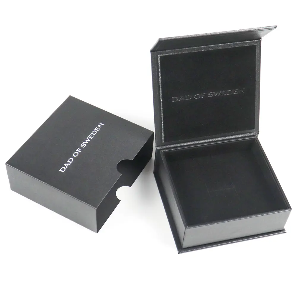 Scatole di gioielli con scatola di imballaggio per collana di gioielli con Logo personalizzato di lusso