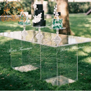 Modern Wedding Event Furniture <strong>clear</strong> Acrylic Party Ghost <strong>Table</strong> - Product Image 2