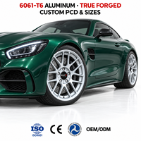 Jantes forgées sur mesure en promotion, 18, 19, 20, 21 pouces, 5x112, finition argent satiné pour Audi A4 A5 A6 A7 S5 RS5 Volkswagen Golf