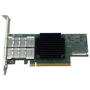 ConnectX-6 Vpi-Serie MCX654106A-HCAT Ethernet-Netwerkinterfacekaart Pcie <span class=keywords><strong>3</strong></span>.0X16 Dual-Poort 200 Gb/s Qsfp56 <span class=keywords><strong>Server</strong></span> Bedraad Extern - Product Image 1