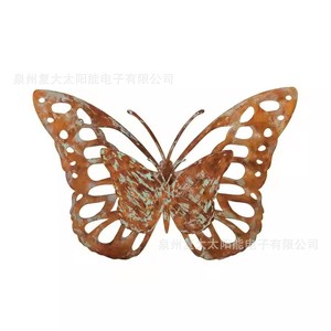 Iron Butterfly <b>Wall</b> Lamp Brown Led <b>Light</b> Source E26 <b>Wall</b> Mounted Indoor Decor For Home Living Room - Product Image 5