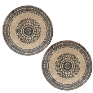 Juego de Manteles Individuales de Lujo para Bodas, Modernos, de Yute, para Desayuno y Cocina, Resistentes al Calor y Elegantes - Product Image 4