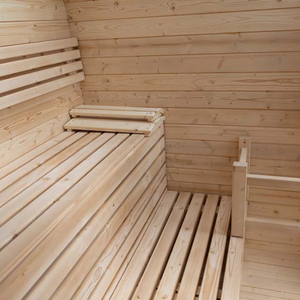 Sauna competitiva maravillosa para 2 personas, estufa de leña eléctrica, sauna exterior tipo cubo, estufa de leña. - Product Image 5