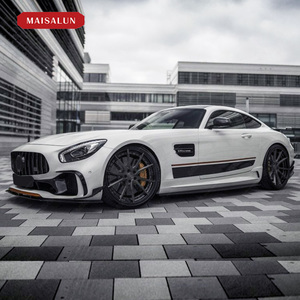 Pare-chocs avant de voiture en PP + fibre de carbone pour <span class=keywords><strong>Mercedes</strong></span> Benz Amg GT/<span class=keywords><strong>GTS</strong></span> Upgrade to P Style Bodykit Front Bumper Front Splitters - Product Image 5