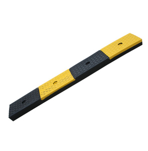 Rampe di gomma per carichi pesanti giallo nero ad alta intensità visibilità prismatica auto moto Anti-graffio passo in salita carreggiata - Product Image 3
