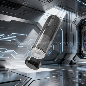 Dispositif de masturbation masculine Mécanisme de poussée innovant Double expérience de stimulation Vibrateur Sex Toys - Product Image 6