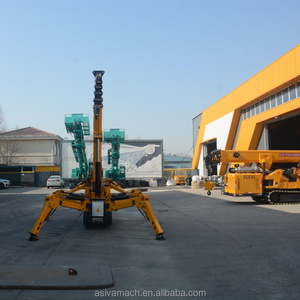 Nueva Plataforma Elevadora Hidráulica Eléctrica Diésel Mini, Plataforma Elevadora <span class=keywords><strong>M</strong></span>óvil Tipo Araña con Orugas de Goma para Construcción - Product Image 2