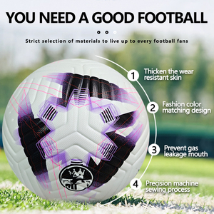 Balón <span class=keywords><strong>de</strong></span> Fútbol Profesional <span class=keywords><strong>de</strong></span> PU Termosellado, Diseño Personalizado, Tamaño Estándar, Equipo <span class=keywords><strong>de</strong></span> Entrenamiento y Competición - Product Image 3