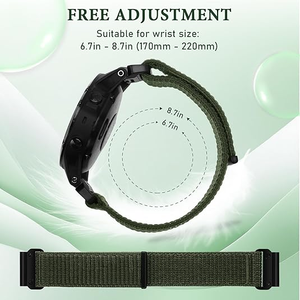 Bracelets de montre en nylon Quickfit 22 mm pour Garmin Tactix 8/<span class=keywords><strong>Fenix</strong></span> 8 E 47 mm/<span class=keywords><strong>Fenix</strong></span> <span class=keywords><strong>7</strong></span>/<span class=keywords><strong>Fenix</strong></span> <span class=keywords><strong>7</strong></span> Pro/<span class=keywords><strong>Fenix</strong></span> <span class=keywords><strong>6</strong></span> Pro/<span class=keywords><strong>Fenix</strong></span> <span class=keywords><strong>6</strong></span>/<span class=keywords><strong>Fenix</strong></span> 5/<span class=keywords><strong>Fenix</strong></span> 5 Plus - Product Image 3