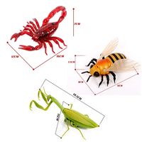 Kızılötesi RC hayvan böcek oyuncaklar simülasyon arı Mantis sinek elektronik Robot cadılar bayramı pratik şaka böcekler oyuncaklar çocuk için
