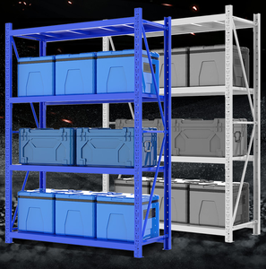 Hafif Hizmet Tipi ve Ağır Hizmet Tipi Depo ve Atölye Ortamları için Raflar Çelik Depolama Rafı Metal Depolama Raf Sistemi - Product Image 1