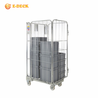 Chariot de sécurité de transport pliable et durable à 4 côtés pour le stockage