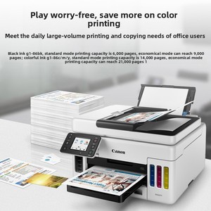 <span class=keywords><strong>Imprimante</strong></span> haute vitesse avec système d'alimentation <span class=keywords><strong>en</strong></span> encre continu GX6080, sans fil et filaire, pour bureau, avec chargeur recto-verso, photocopieuse AllGX7080 A4 - Product Image 5