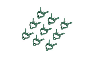 10 pièces Clips fixes de plantes de <span class=keywords><strong>jardin</strong></span> vert réutilisables <span class=keywords><strong>pour</strong></span> serre légumes <span class=keywords><strong>fleurs</strong></span> tige vignes raisin pince <span class=keywords><strong>Support</strong></span> attache - Product Image 2