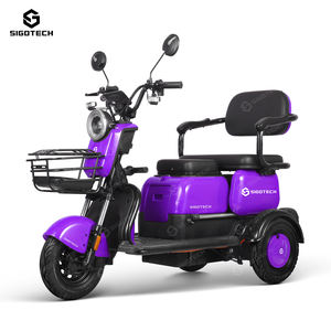 Motocicleta Eléctrica de Tres Ruedas SIGOTECH de Alta Calidad, Batería de 60V 20Ah, Triciclo Eléctrico de Baja Velocidad para Personas Mayores - Product Image 1