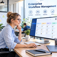 Logiciel de gestion d'entreprise, plateforme de flux de travail d'entreprise, ERP, automatisation des processus commerciaux, système de gestion des tâches des employés
