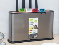 OEM ODM nouveaux accessoires de cuisine sans BPA planche à découper antidérapante Durable boîtier de rangement en acier inoxydable planche à découper épaisse