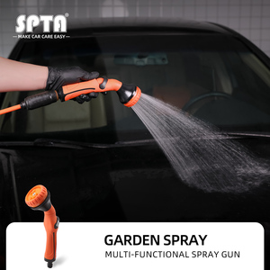 Pistolet pulvérisateur SPTA pour tuyau d'arrosage, 8 modes de pulvérisation réglables, buse haute pression pour <span class=keywords><strong>nettoyage</strong></span> de <span class=keywords><strong>voiture</strong></span> - Product Image 1
