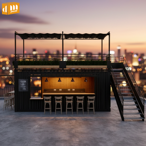 Casa Contenedor Prefabricada Premium, Restaurante Modular, Casa Pequeña Móvil, Camión de Comida Prefabricado, Cafetería, Cobertizo de Almacenamiento <span class=keywords><strong>para</strong></span> Tiendas al Aire Libre - Product Image 6