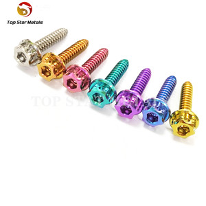 TITST Đầy Màu Sắc M5X25 Titanium Tự Khai Thác Vít Cho Xe Máy - Product Image 3