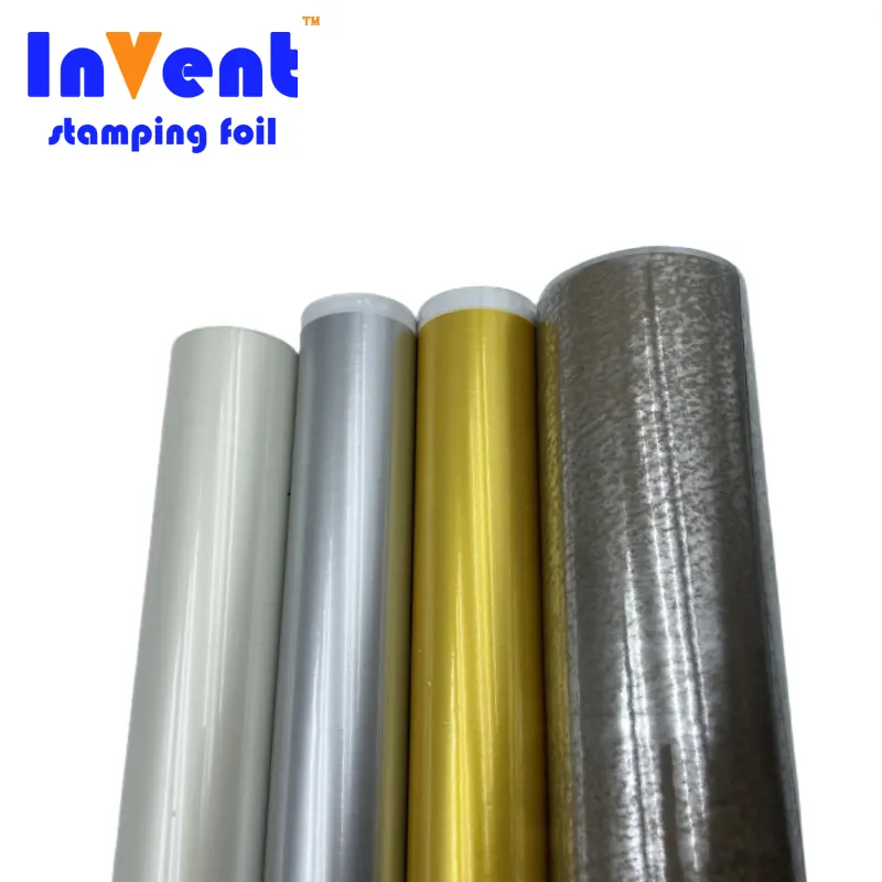 Low price Crystal label Film A And AB UV DTF Hot stamping foil Roll heat Transfer Film For UV Printer