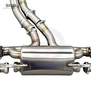 ระบบท่อไอเสีย SD T304 แบบ Front Pipe และ Catback สำหรับ <span class=keywords><strong>Audi</strong></span> RSQ8 4.0T ปี 2020-2026 พร้อมวาล์วควบคุมเสียงแบบ Valvetronic และท่อเก็บเสียง - Product Image 4
