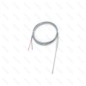 M6/M8 Sekrup Probe Thermocouple Type K Type J Tahan Panas Sensor Suhu