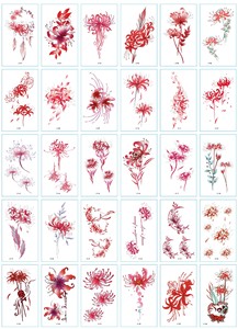 <span class=keywords><strong>Tatuajes</strong></span> Temporales Tiny Tattoo Stickers <span class=keywords><strong>para</strong></span> Mujeres <span class=keywords><strong>Hombres</strong></span> niños 30 Hojas Flor Palabra <span class=keywords><strong>Pequeños</strong></span> Patrones Impermeable Temp Tattoo - Product Image 2
