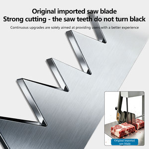 Segaossa Automatica Commerciale per Carne, Sega a Nastro per Affettatura a Freddo, Attrezzatura Professionale per Macellai, Alta Efficienza, Multitensione - Product Image 5