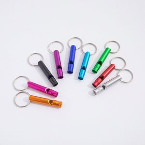 Sifflet de survie pour situations d'urgence en extérieur, entraînement, pompiers et arbitres sportifs, sifflet de sécurité puissant avec porte-clés - Product Image 4