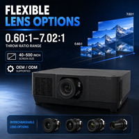 Projecteur laser 3LCD 15000 ANSI Lumens WUXGA 1920x1200 avec fusion des images pour églises, auditoriums et expositions