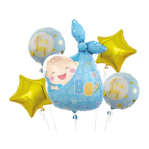 파티 풍선 도매 아기 가방 호일 풍선 세트 헬륨 성별 공개 장식