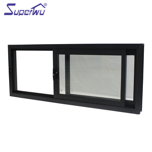 <span class=keywords><strong>Finestra</strong></span> Scorrevole in Vetro a Tre Pannelli con Motivo Orizzontale, Telaio in Alluminio Resistente agli Uragani - Product Image 1