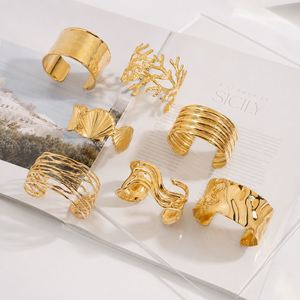 High-End Luxury Women's Stainless Steel Jewelry Bracelet European American Style <b>Titanium</b> Steel Color-Free Fashion Bangle - Product Image 6