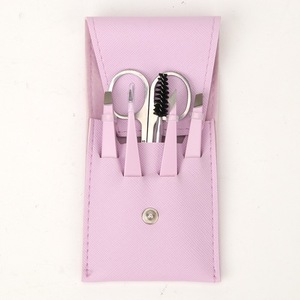 6 <span class=keywords><strong>pinzas</strong></span> <span class=keywords><strong>para</strong></span> cejas <span class=keywords><strong>para</strong></span> mujer con estuche de cuero pu Kit de aseo <span class=keywords><strong>para</strong></span> cejas - Product Image 3