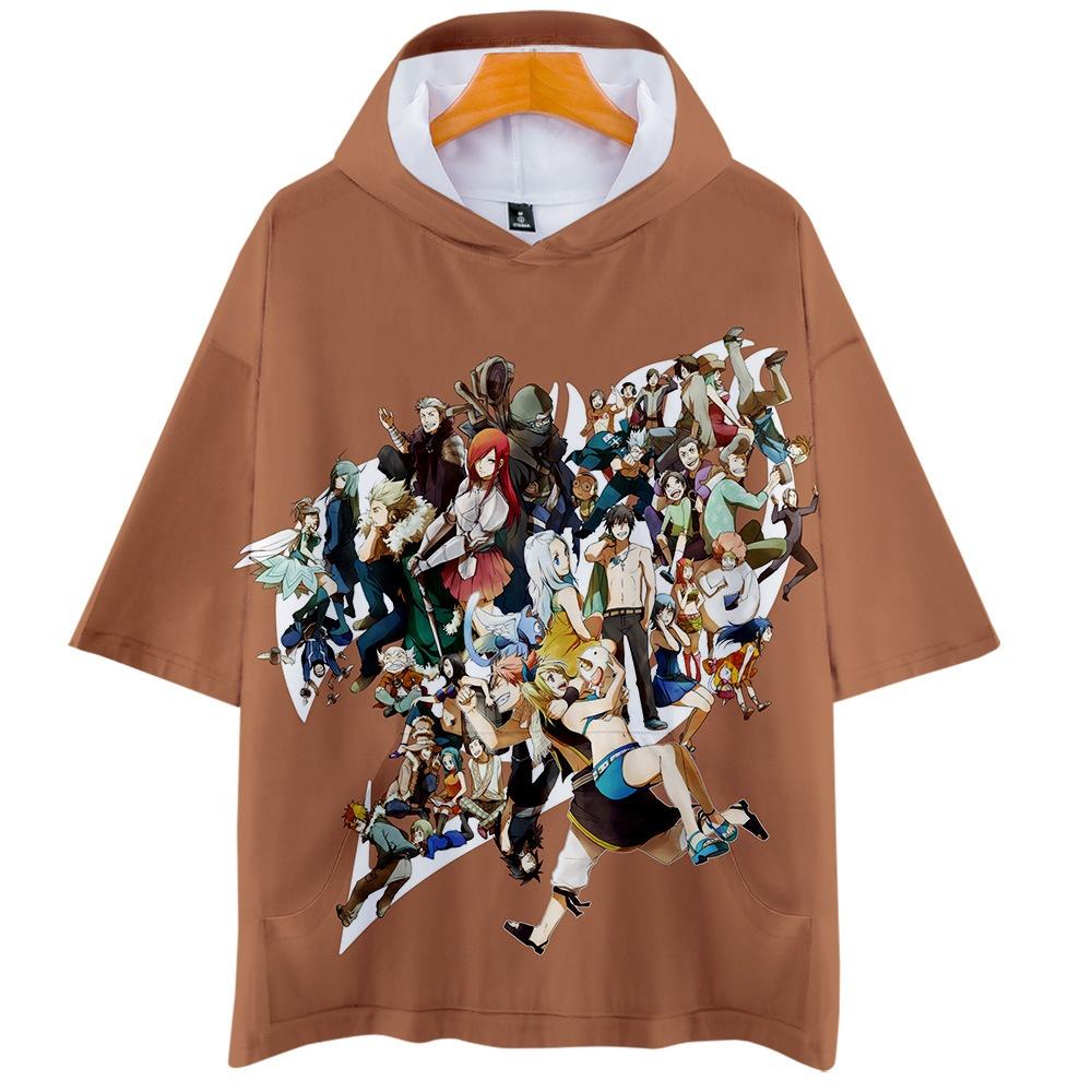 Shop Our Hot Sale Short Sleeve Hoodie with Anime Prints