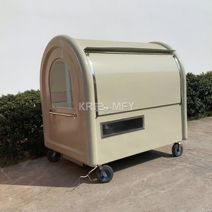 Café mobile 2025, chariot de restauration en acier inoxydable, chariot de café, remorque alimentaire à vendre - Product Image 4