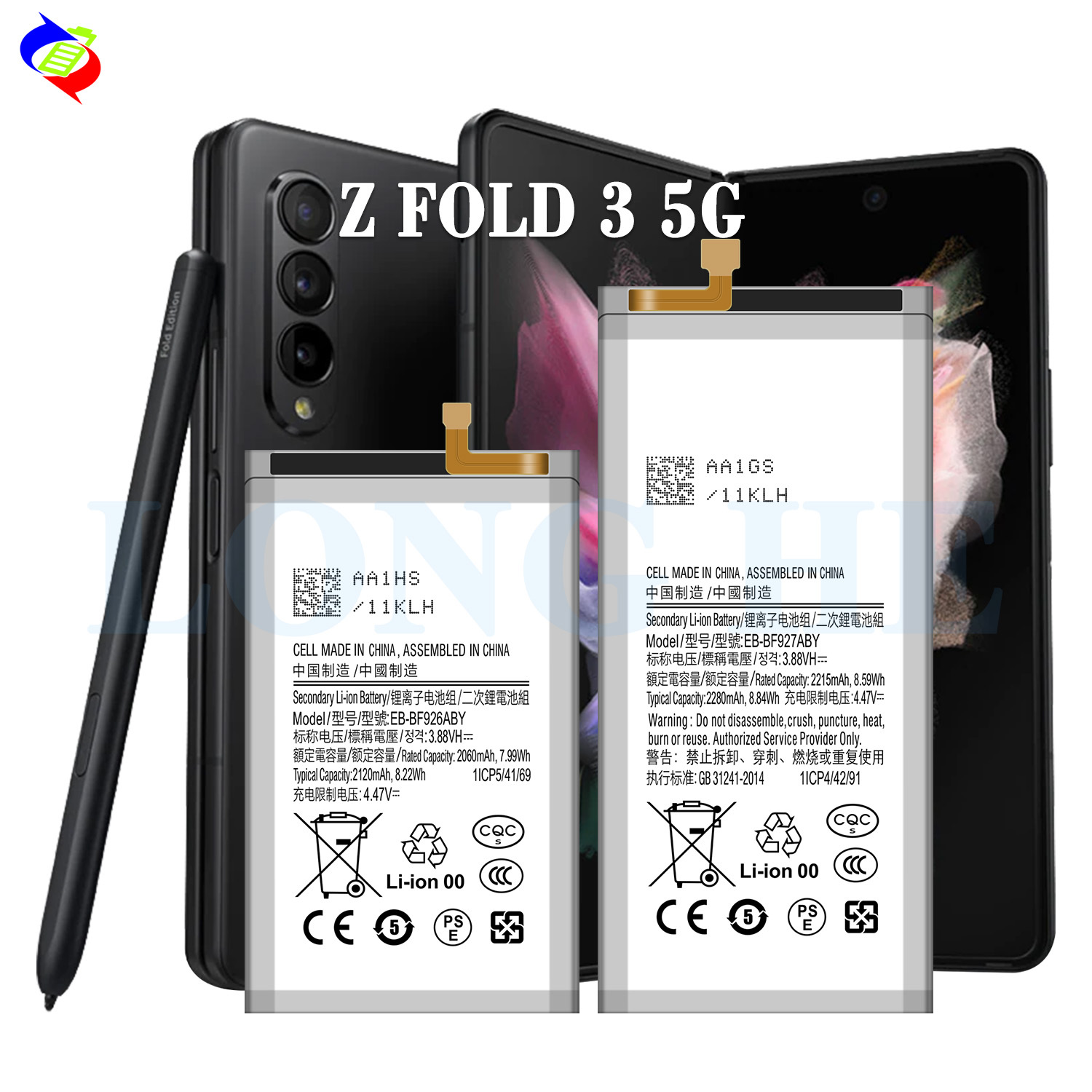 Original EB-BF926ABY EB-BF927ABY Replacement Battery for Samsung 