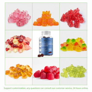 Vendita calda di Gummies Ashwagandha con vitamina <span class=keywords><strong>D</strong></span> e zinco integratori a base di erbe per alleviare lo Stress di supporto dell'umore salute immunitaria - Product Image 5
