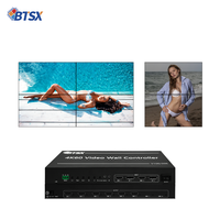 Contrôleur de mur vidéo 4K60 2x2 Commutateur matriciel HDMI 2 entrées 6 sorties Processeur vidéo à épissure transparente