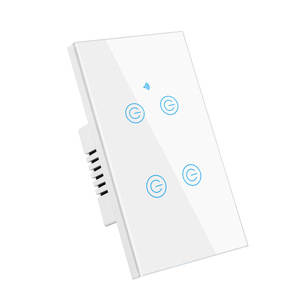 Interruptor de Luz Táctil Inteligente para Pared, 3 Botones, Vidrio Templado, Estándar Australiano SAA, Compatible con <span class=keywords><strong>Alexa</strong></span> <span class=keywords><strong>y</strong></span> Google Home, Precio de Fábrica - Product Image 1
