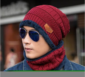 الجملة ترهل الاكريليك متماسكة الحرارية الرجال قبعة الصوف قبعة - Product Image 5