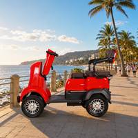 Voiturette de golf électrique à 4 roues M2 longue portée 50 km pour le transport dans les hôtels et les sites touristiques